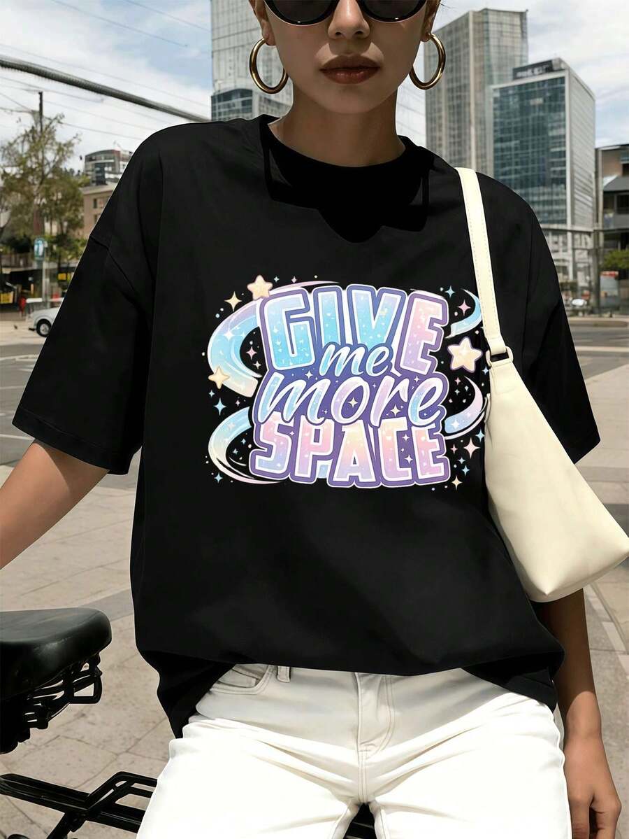 Women T-Shirts - Black - View 1