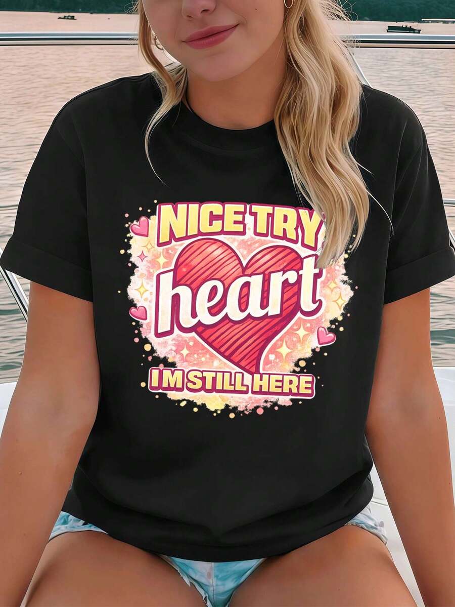 Women T-Shirts - Black - View 1