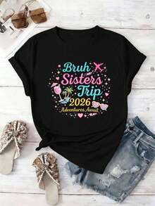 Women T-Shirts - Black - View 2