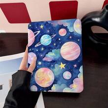 iPad 相容保護殼 360° 旋轉可折疊智慧保護殼，適用於 iPad Air 6/5/4、iPad 10 (10.9")、iPad Pro 2024/Air M3/A16 2025，適合工作、旅行與居家使用，相容 Galaxy Tab A8/A9 Plus/S6 Lite/S7/S9 FE Plus、小米平板 5/5 Pro/6/6 Pro/7/7 Pro/6S Pro、OPPO Pad、華為 MatePad、vivo Pad、榮耀平板、聯想小新平板 - 彩色 - 查看 4