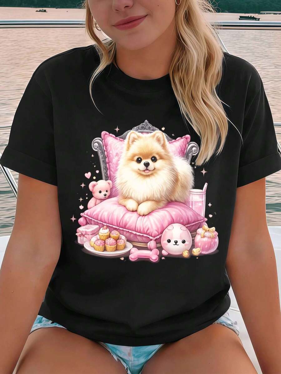 Women T-Shirts - Black - View 1