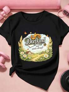Women T-Shirts - Black - View 2