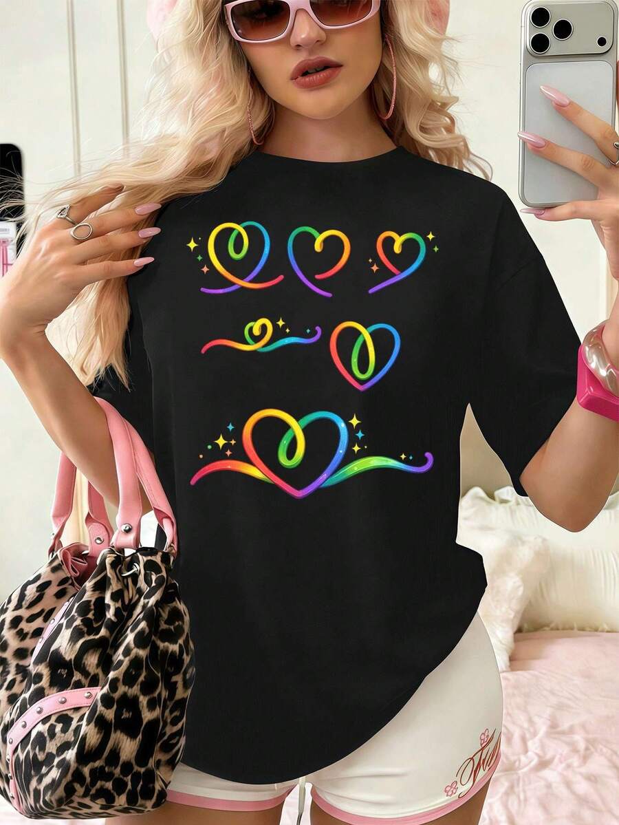 Women T-Shirts - Black - View 1