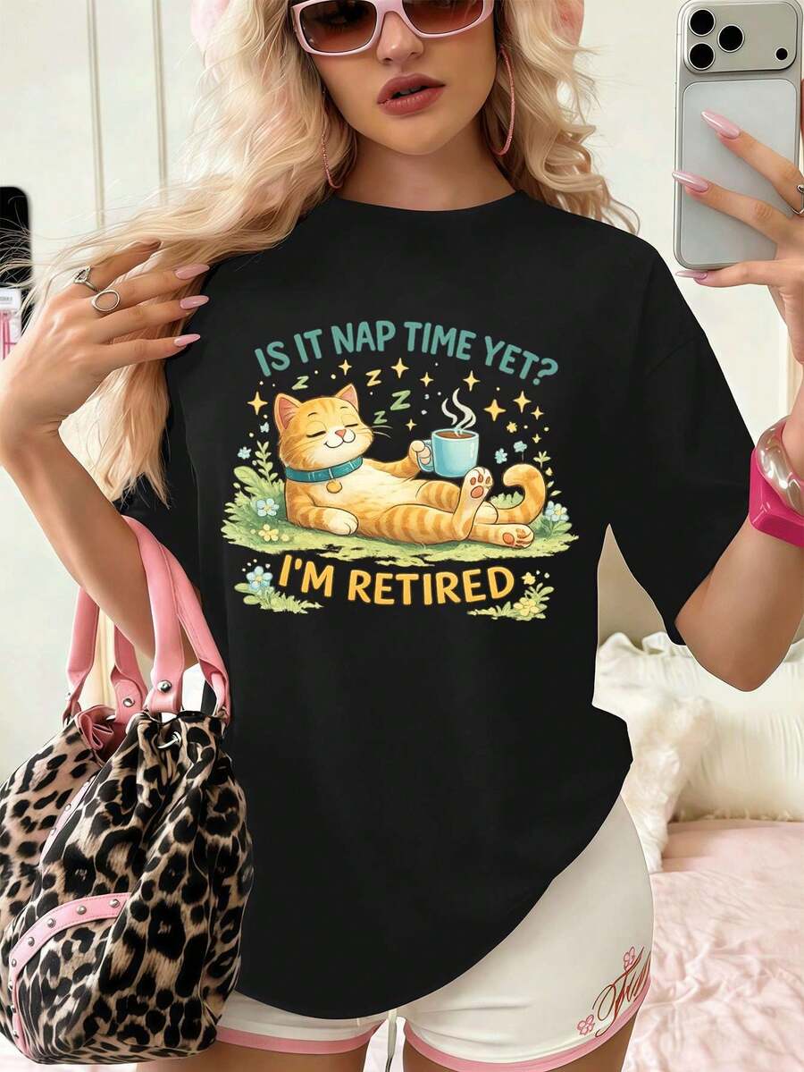 Women T-Shirts - Black - View 1