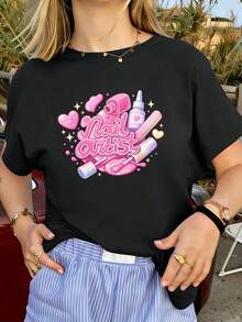 Women T-Shirts - Black - View 1