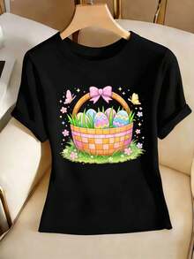 Women T-Shirts - Black - View 2