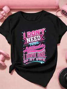 Women T-Shirts - Black - View 2