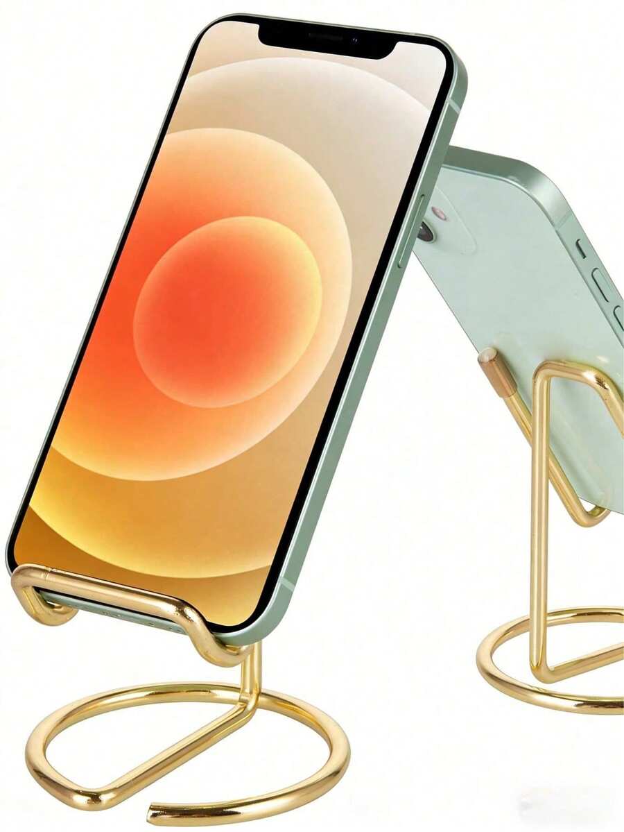 1 giá đỡ điện thoại bằng hợp kim kim loại có thể điều chỉnh, giá đỡ điện thoại di động phù hợp cho kỳ nghỉ hè, du lịch, quay video ngoài trời, phát trực tiếp, thiết kế tối giản, cũng có thể được sử dụng như giá đỡ thẻ kim loại và giá đỡ điện thoại để bàn, thích hợp cho phòng khách, phòng ngủ, bàn làm việc và phòng học, giá đỡ điện thoại hợp kim sắt, phụ kiện điện thoại, giá cả phải chăng, cần thiết cho các ngày lễ, quà tặng, ngày Valentine, đồ dùng để bàn. - Nhiều màu - Xem 1