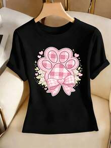 Women T-Shirts - Black - View 2