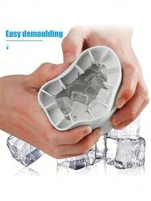 1-3PCS 40/60 Grids Durable Portable Squeezable, Silicone Ice Mold With Lid , Elegant Household Colorless 3D Cylinder Shape Easy Demold Ice Maker Silicone Mold Ice Cube Bucket Kitchen Gadget For Summer Travel Holiday Picnic Essential & Part - Multicolor - View 11