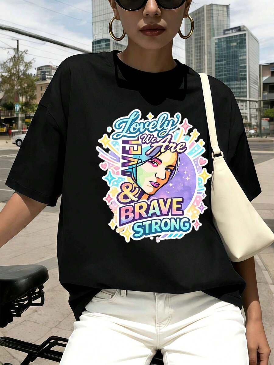 Women T-Shirts - Black - View 1
