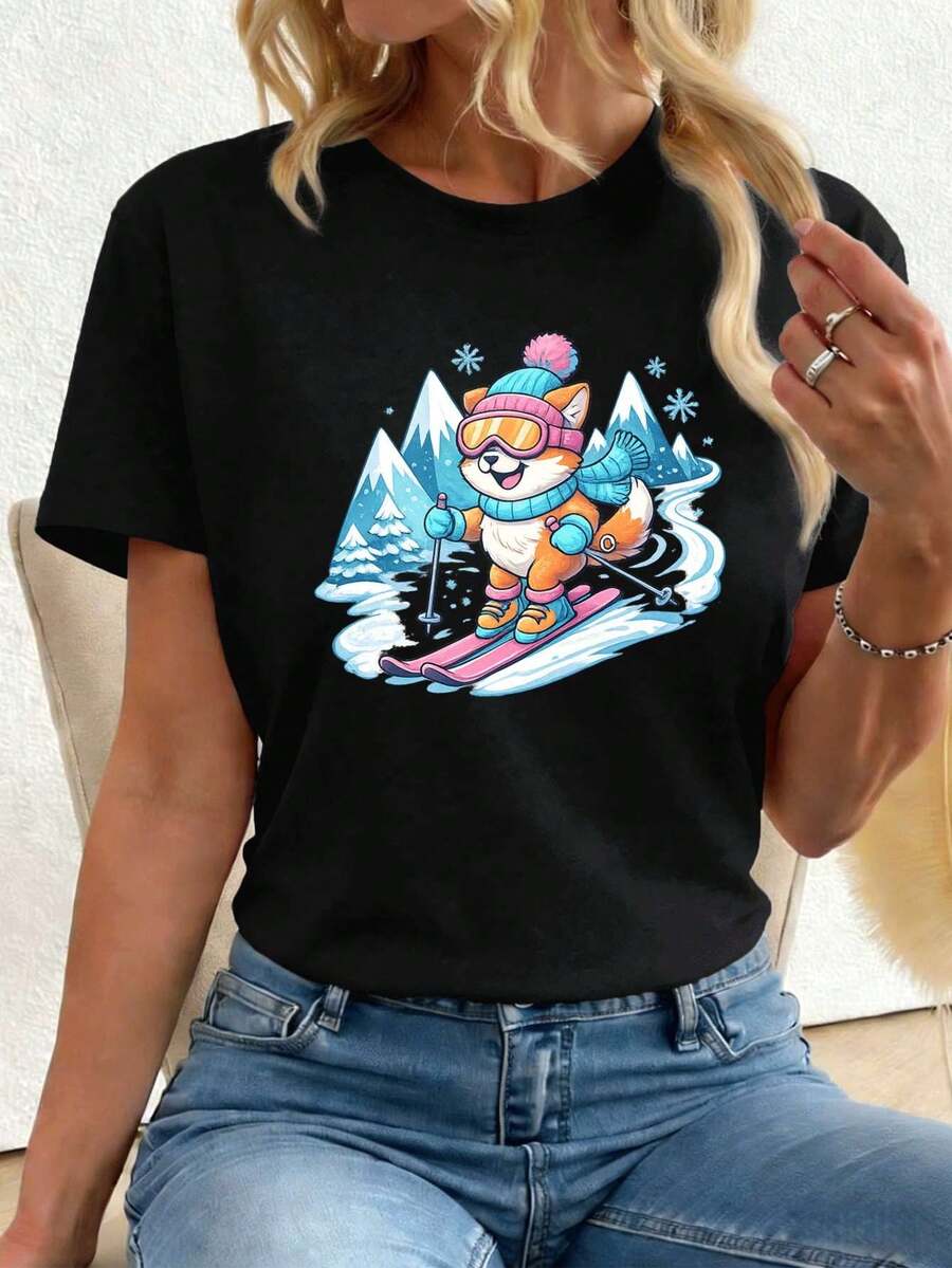 Women T-Shirts - Black - View 1