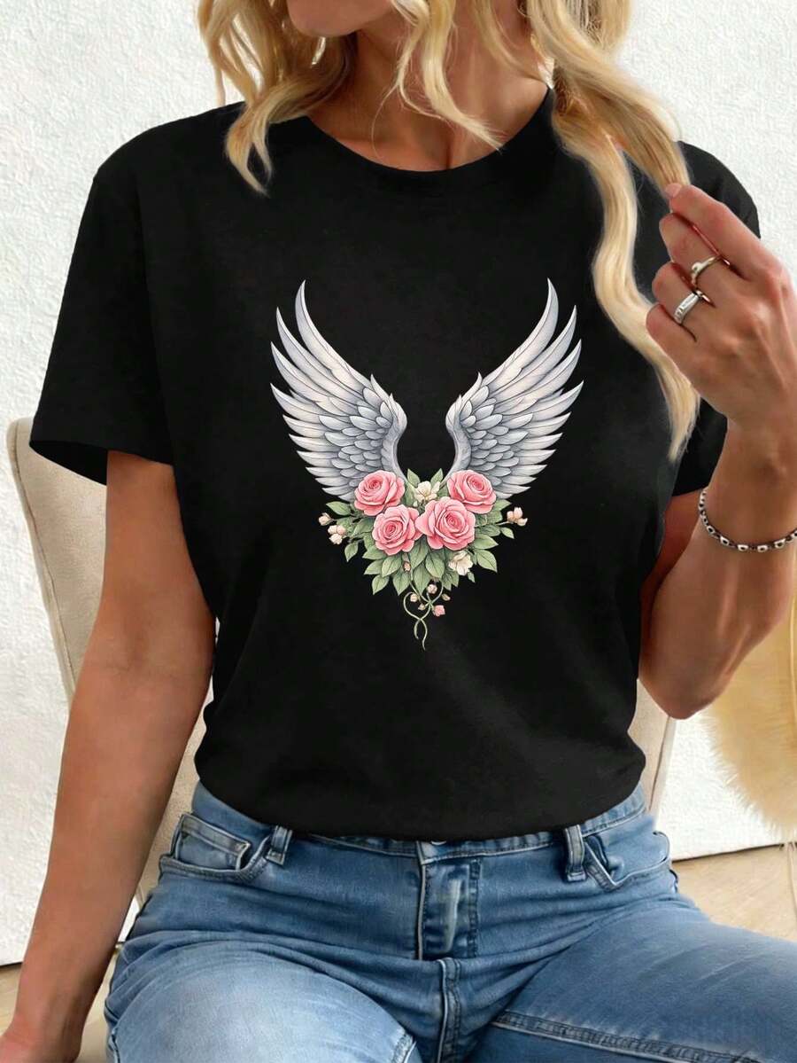 Women T-Shirts - Black - View 1