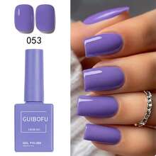 Brand GUIBOFU 1pc No.053 Gel Nail Polish - Lilac Purple - View 4