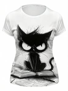 Plus Size T-Shirts - White - View 3