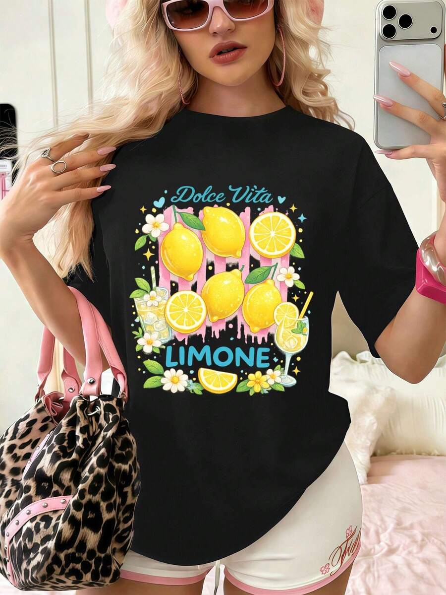 Women T-Shirts - Black - View 1
