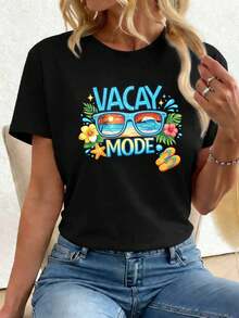Women T-Shirts - Black - View 1