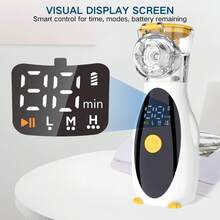 Portable Mesh Nebulizer, Dual-Mode Atomization Inhaler, Humidifier, Throat Moisturizer, Home Nebulizer With 3 Mouthpieces, Suitable For All Ages, USB Rechargeable, Self-Cleaning, Household Essential - Multicolor - View 7