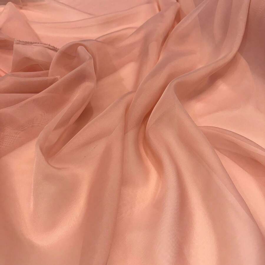 Plain Voile Fabric, Assorted Colors, 3.00m (Width), Curtains, Decoration - 老玫瑰 - 查看 1