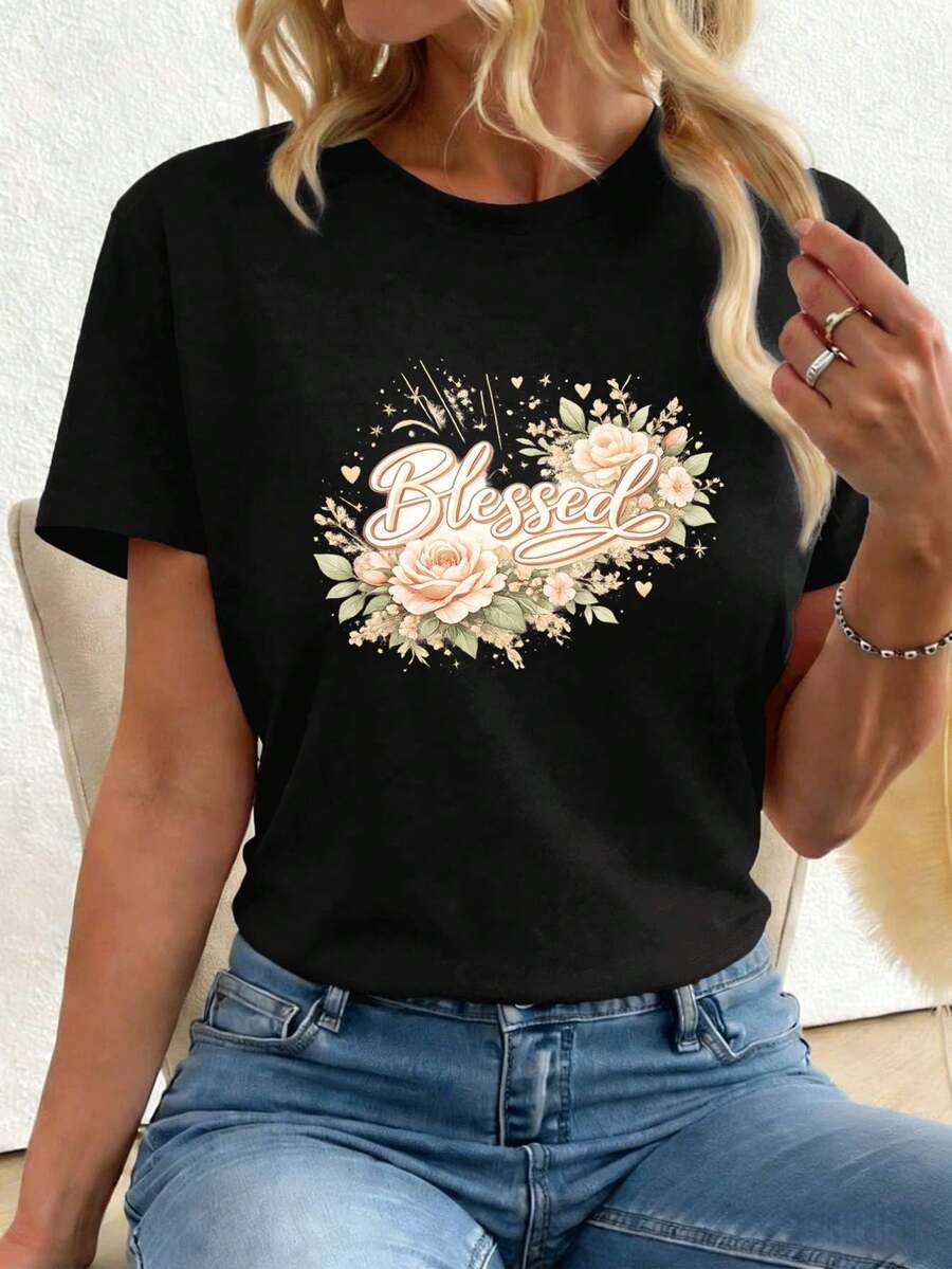 Women T-Shirts - Black - View 1