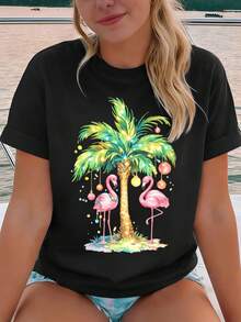 Women T-Shirts - Black - View 1
