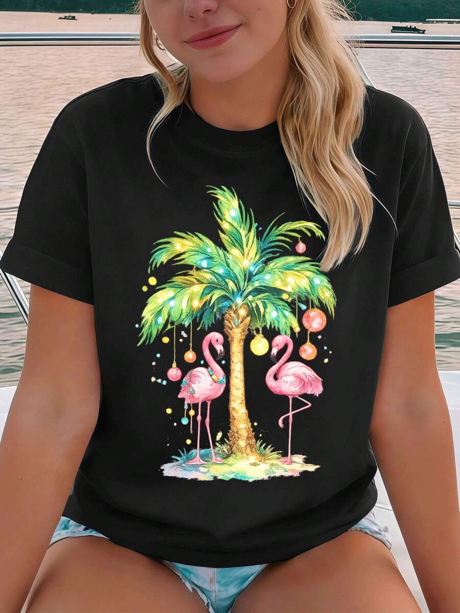 Women T-Shirts - Black - View 1