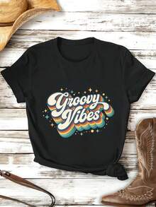 Women T-Shirts - Black - View 2