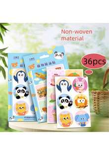 Mosquito Repellent Patches For Kids, Long Lasting Bug Repellent Stickers, Gentle Formula Cartoon Mosquito Patch For Baby, Suitable For Clothes Backpack Tent Use, Portable Outdoor Mosquito Repellent For Camping Travel Park - Multicolor - View 1