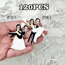 Confeti de foto personalizado para novia y novio, despedida de soltera, compromiso, boda, fiesta de novia, confeti de fiesta, novia, novio, confeti de boda, regalo personalizado, impresión de fotos en varios tamaños/formas | Recuerdos de fiesta, decoración del hogar, artesanías personalizadas, crear ambiente festivo, recuerdo, lindo, de alta calidad, amor eterno, confeti con rostro personalizado - Multicolor - Ver 33