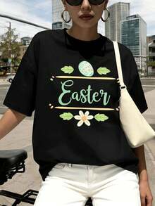 Women T-Shirts - Black - View 1