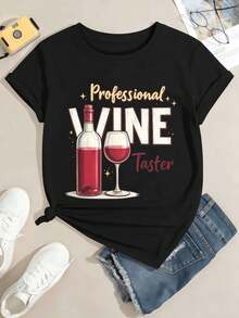 Women T-Shirts - Black - View 2