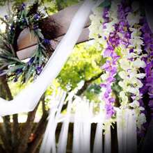 1/6/12pcs Artificial Purple Violet Rattan Flowers - Purple - View 6