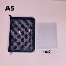 A5 Spitze Herz Loseblattordner Umschlag, Spitze & transparente PVC Doppelschicht Reißverschlusstasche, Zusatzseiten mit 1 Schlitz, 2 Schlitzen, 4 Schlitzen, anpassbarer Planer, Fotoalbum, Kartenhalter, Sparplaner, Notizbuch, Aufkleberbuch, Bürobedarf, Schulmaterial - Pink - Übersicht 18