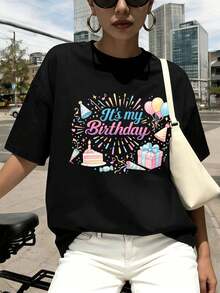 Women T-Shirts - Black - View 1