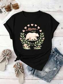 Women T-Shirts - Black - View 2