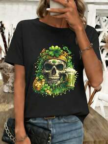 Women T-Shirts - Black - View 1