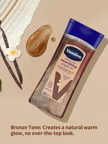 Vaseline 奢華滋養身體護理油 1 瓶 200ml，精緻古銅光澤，摩洛哥堅果油配方，輕盈不油膩，適合乾性肌膚全身保濕 - 鎏金身體護理油200ml 青銅光澤 摩洛哥堅果油 - 查看 5