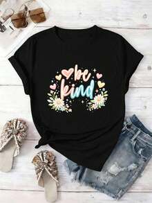 Women T-Shirts - Black - View 2