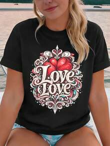 Women T-Shirts - Black - View 1