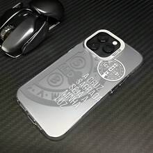 Funda para iPhone 15 14 13 12 11 8 7 XR SE Pro Max Plus 2020 2022, Funda de Acrílico Mate Metálico IMD, CYB 5118 ZZEA - Negro - Ver 10
