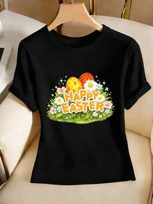 Women T-Shirts - Black - View 2