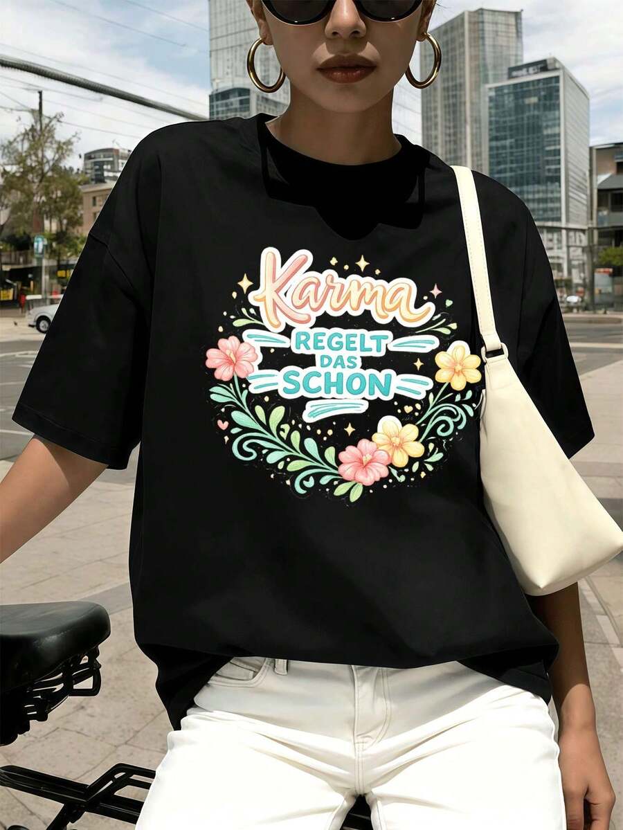 Women T-Shirts - Black - View 1