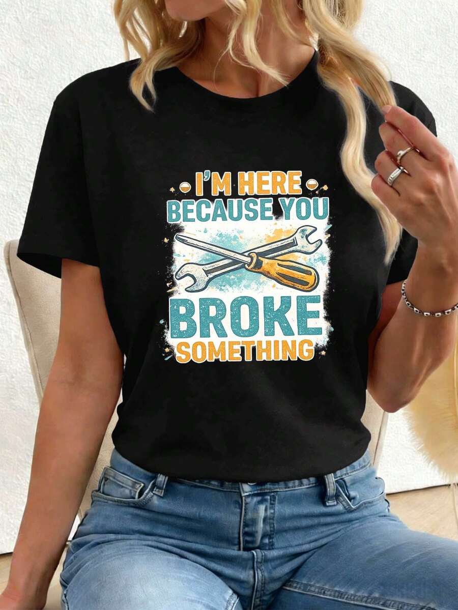 Women T-Shirts - Black - View 1