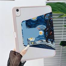 1 chiếc ốp lưng máy tính bảng xoay 360° in hình cô gái anime bầu trời sao, có chỗ đựng bút, tự động bật/tắt màn hình, tương thích với iPad 9.7/10.2/10.9, thế hệ thứ 7/8/10, Air 2/4/5, Pro 11, Air 11/13 M3 2025, 11 A16 2025, tương thích với Oppo Pad, Matepad, Vivo Pad, Honor Pad, Xiaoxin Pad. - Nhiều màu - Xem 3