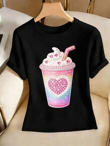Women T-Shirts - Black - View 2