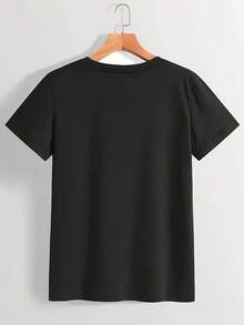 Women T-Shirts - Black - View 2