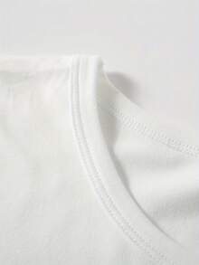 Plus Size T-Shirts - White - View 3