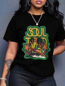 Women T-Shirts - Black - View 1