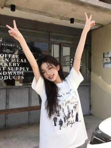 Women T-Shirts - White - View 1