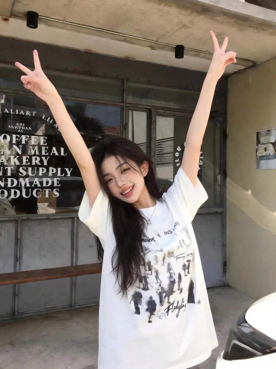 Women T-Shirts - White - View 1